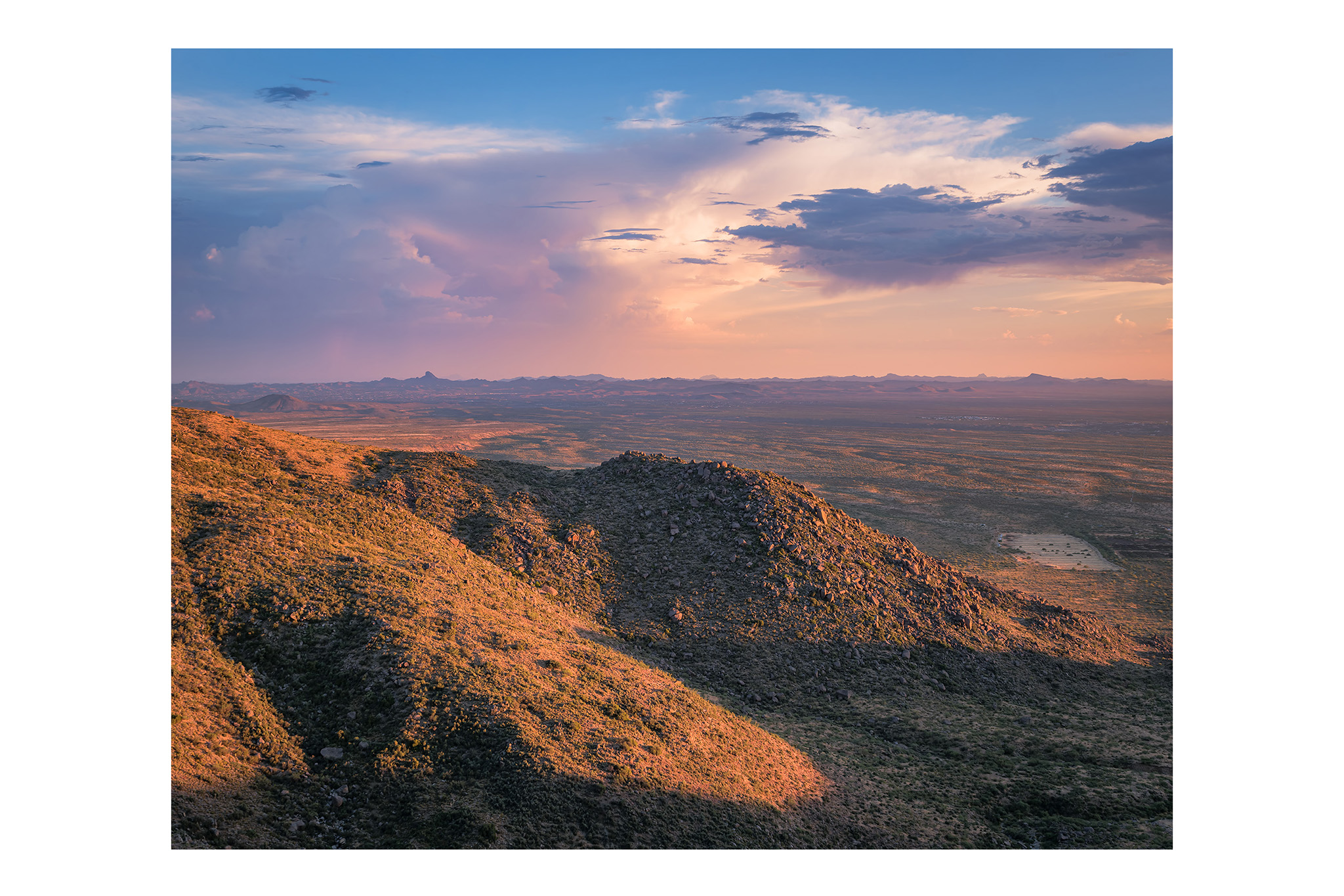 Yarnell Hill Storm Sunset WP